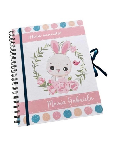 Diarios para bebé personalizados pasta dura