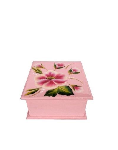 Caja magnolias pinceladas