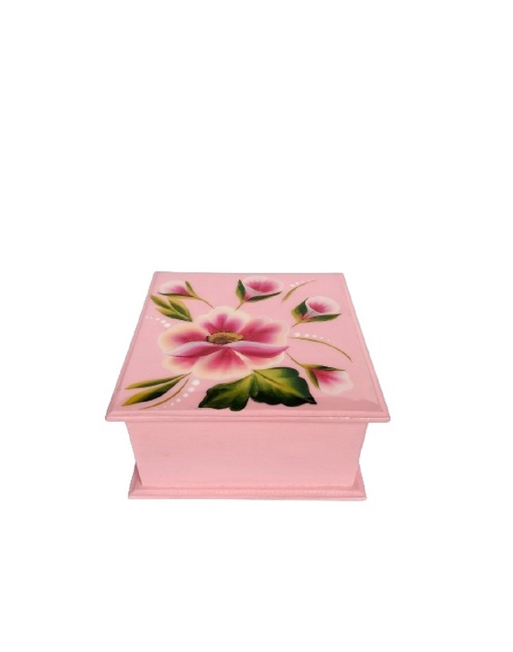 Caja magnolias pinceladas