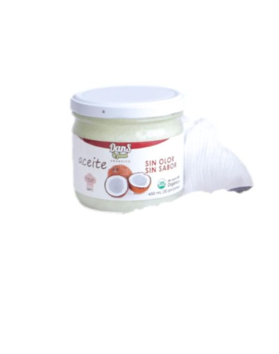 Aceite de coco organico sin olor sin sabor dans le food x 450 ml