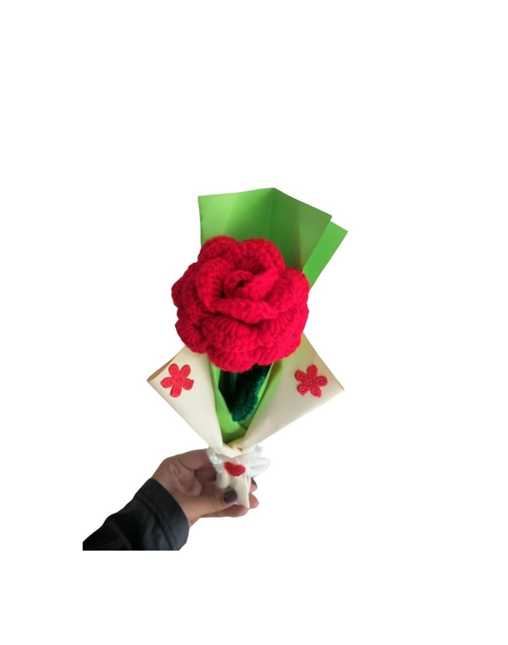 Rosas eternas tejidas en crochet