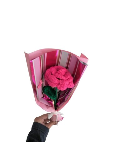 Rosas eternas tejidas en crochet