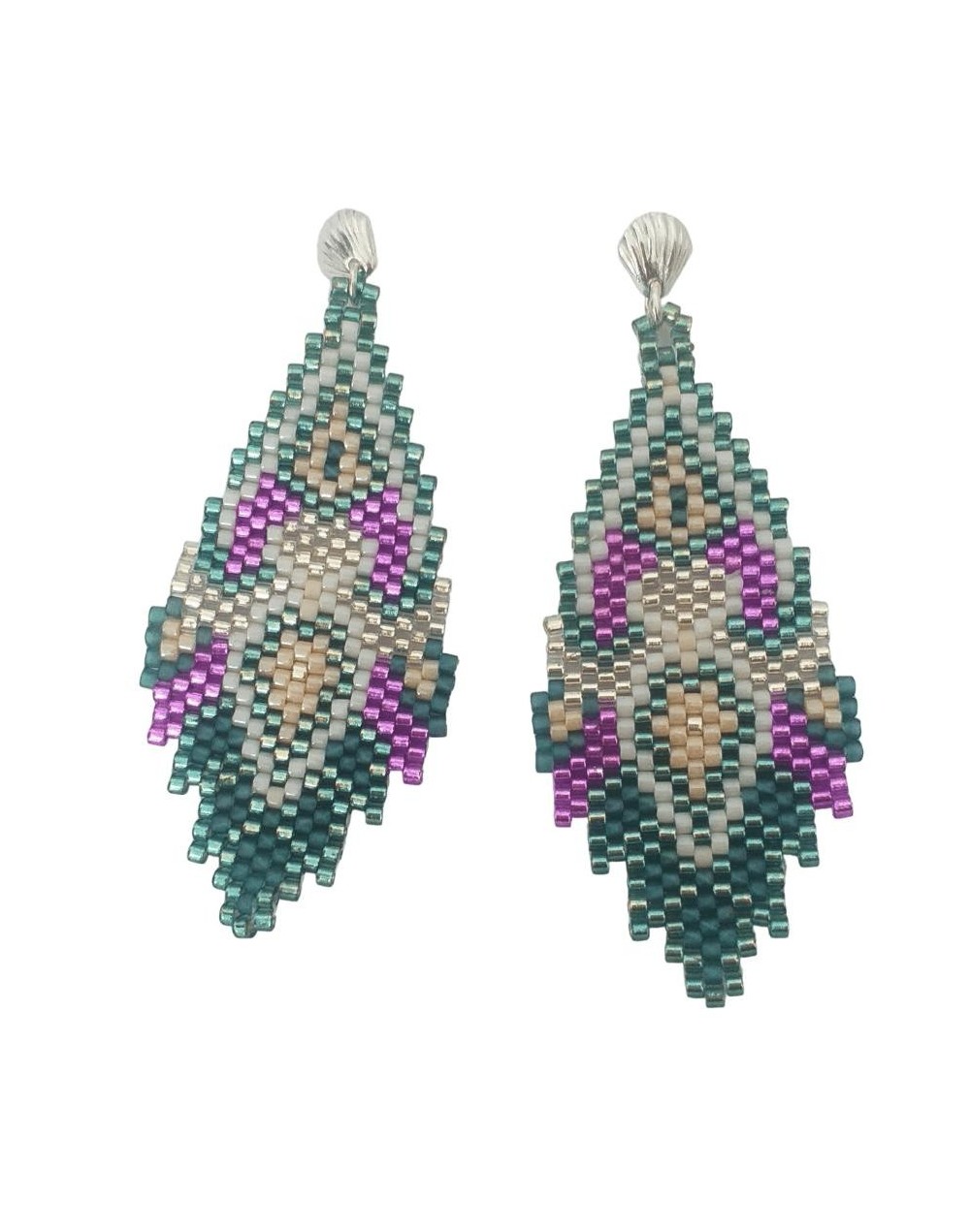 Aretes mandalas  vitalidad
