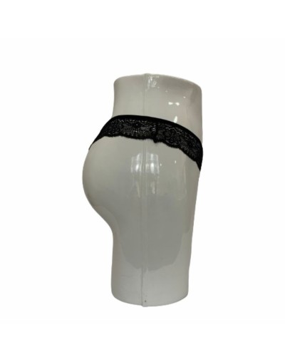Panty noelia tipo brasilera con encaje.