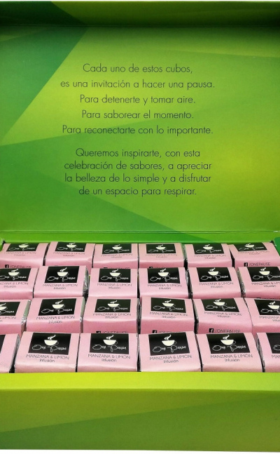 Infusión De Manzana Con Limón - Caja Con 24 Cubos