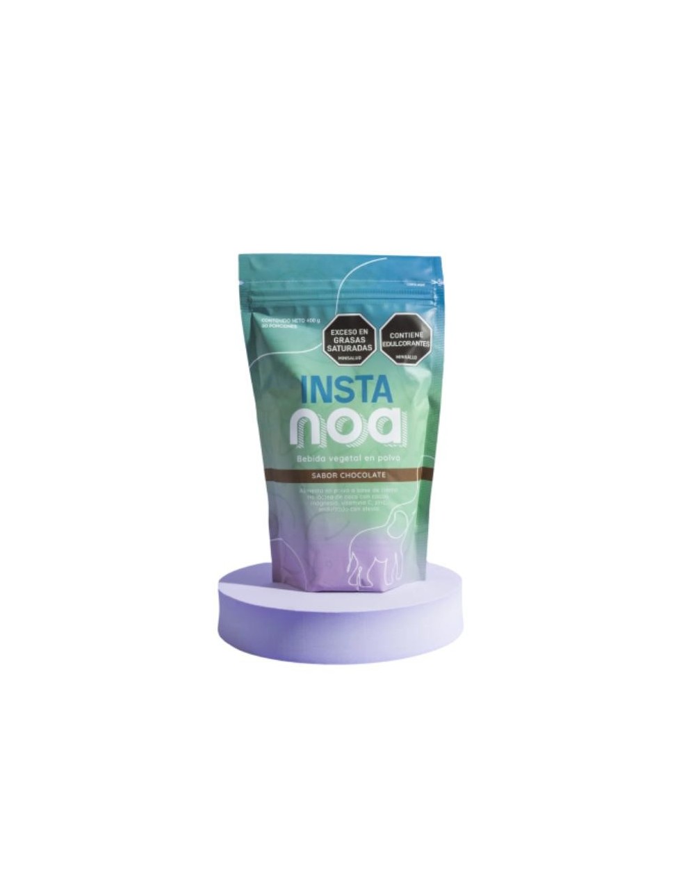 Insta noa kids  chocolate  doy pack x 400 grs
