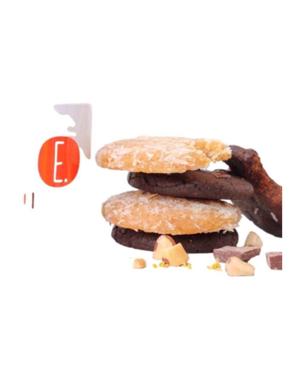 Galleta proteina  elemental  sabores surtidos x 80 grs