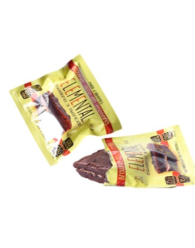 Brownie elemental  proteina arequipe  o chocolate x 100 grs