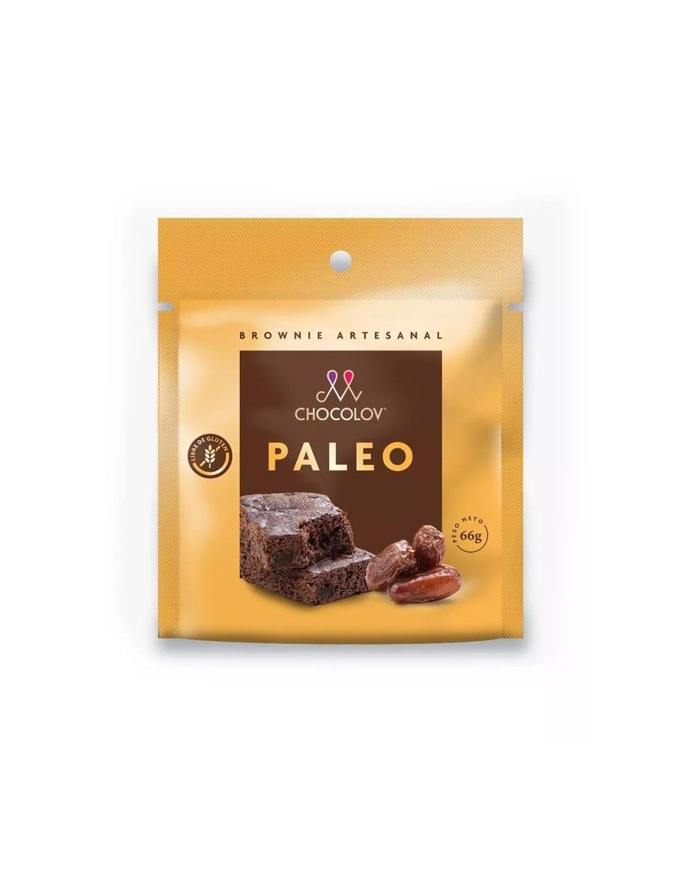 Brownie chocolov paleo x 66 grs