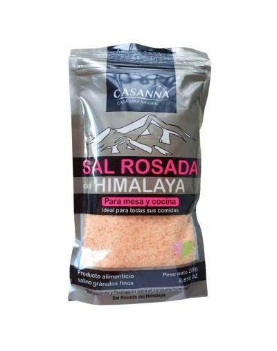 Sal rosada del himalaya 500 grs (fina o gruesa) casanna
