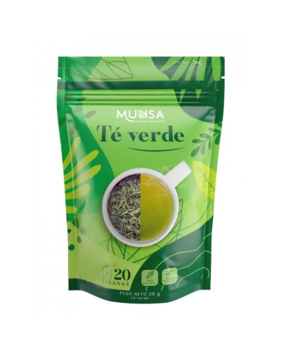 Munsa te verde x 26 grs/20 sobres