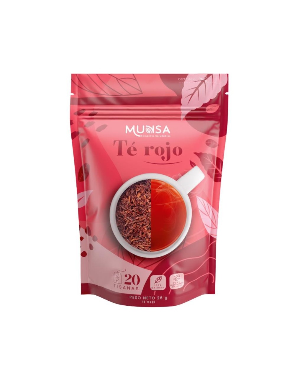 Munsa te rojo x 26 grs/20 sobres