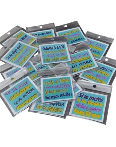 Sticker de dichos montañeros x 12