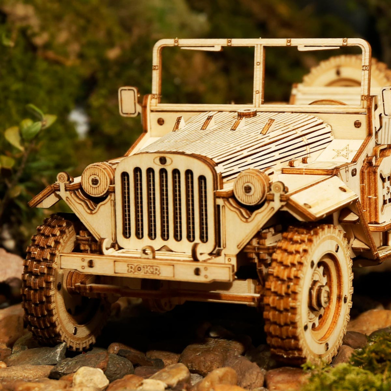 Rompecabezas 3D. Jeep