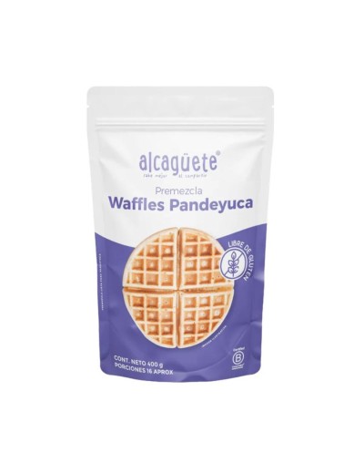 Premezcla alcaguete waffle pandeyuca x 400 grs