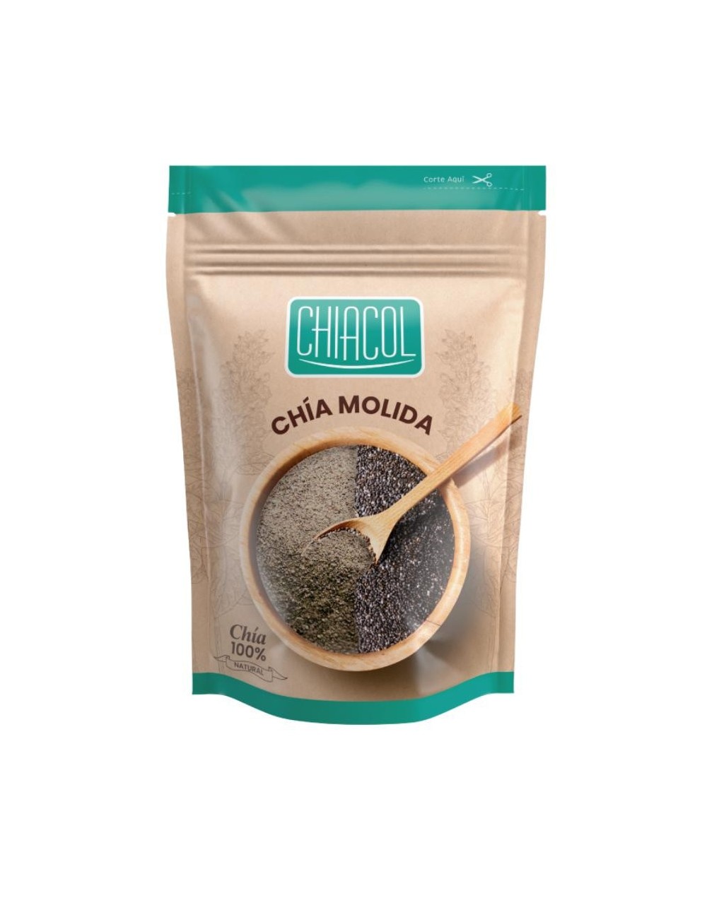 Chiacol chia molida x 250 grs