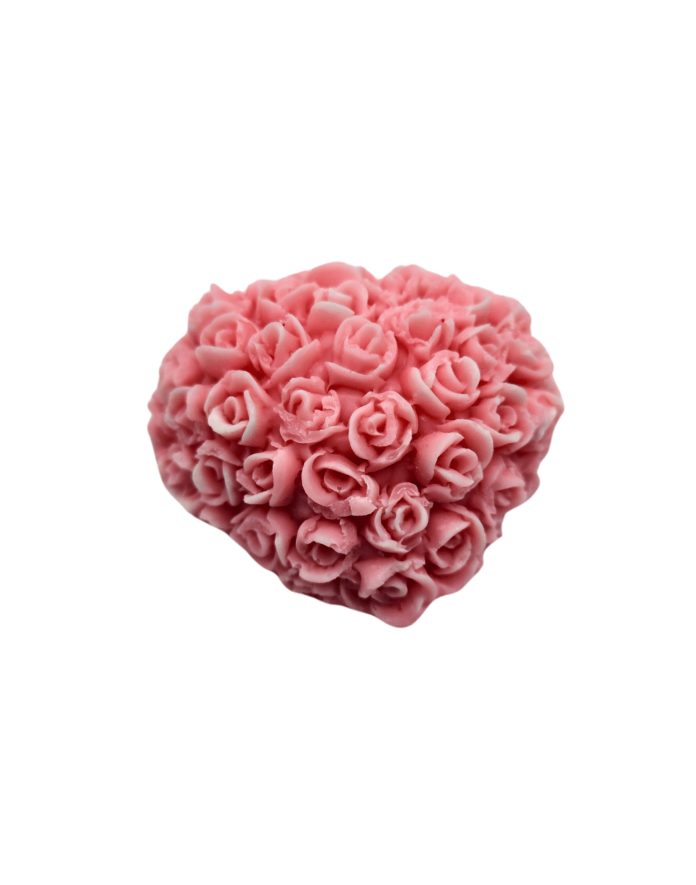Vela corazón rosas