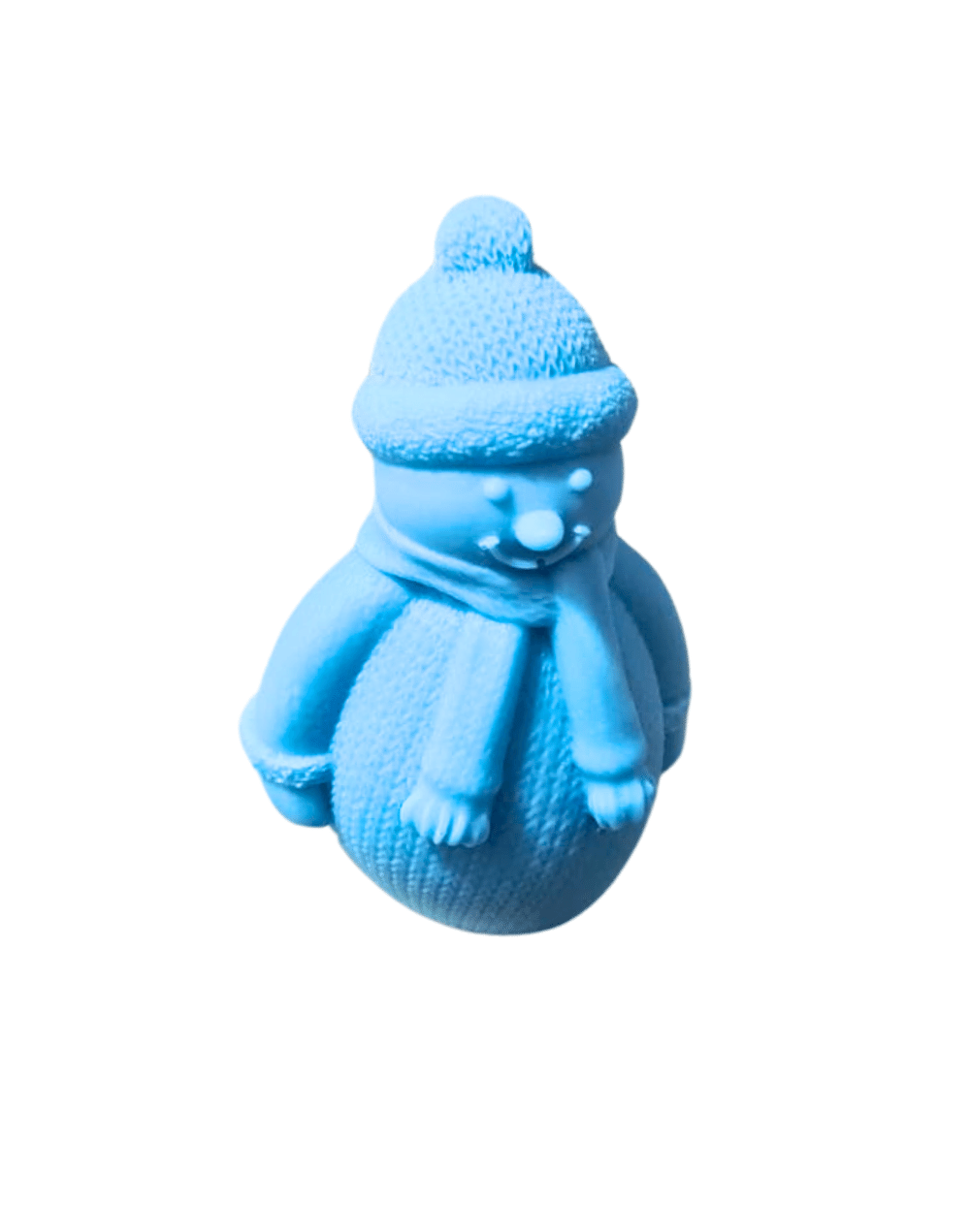 Vela muñeco de nieve