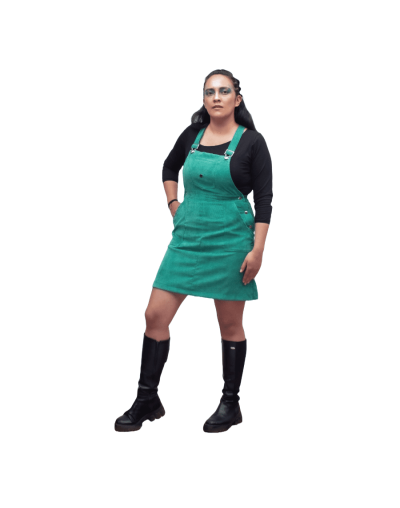 Vestido overol estepa