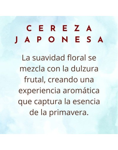 Fragancia para velas 100 ml cereza japonesa