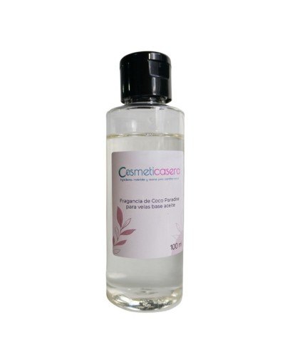 Fragancia para velas aroma coco lima verbena 100 ml