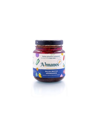 Salsa macha artesanal arándanos 130ml salsa picante ají