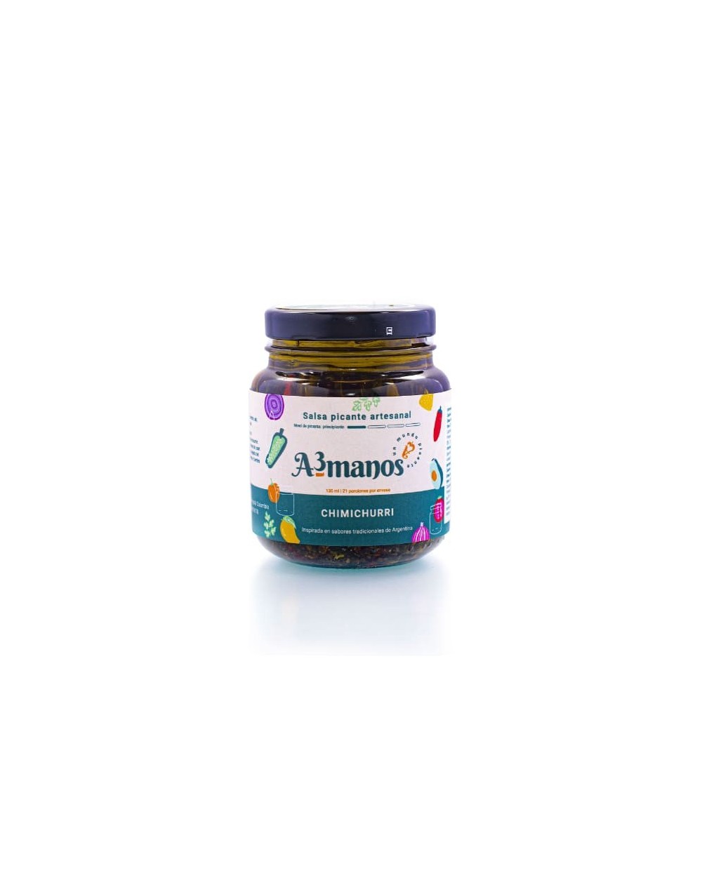 Chimichurri artesanal picante 130ml ají