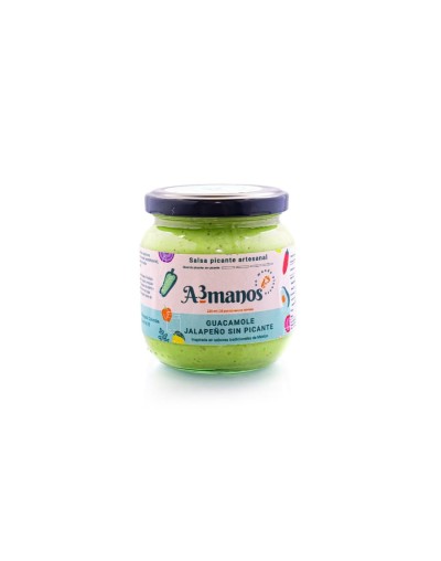 Guacamole artesanal jalapeño sin picante, 230ml