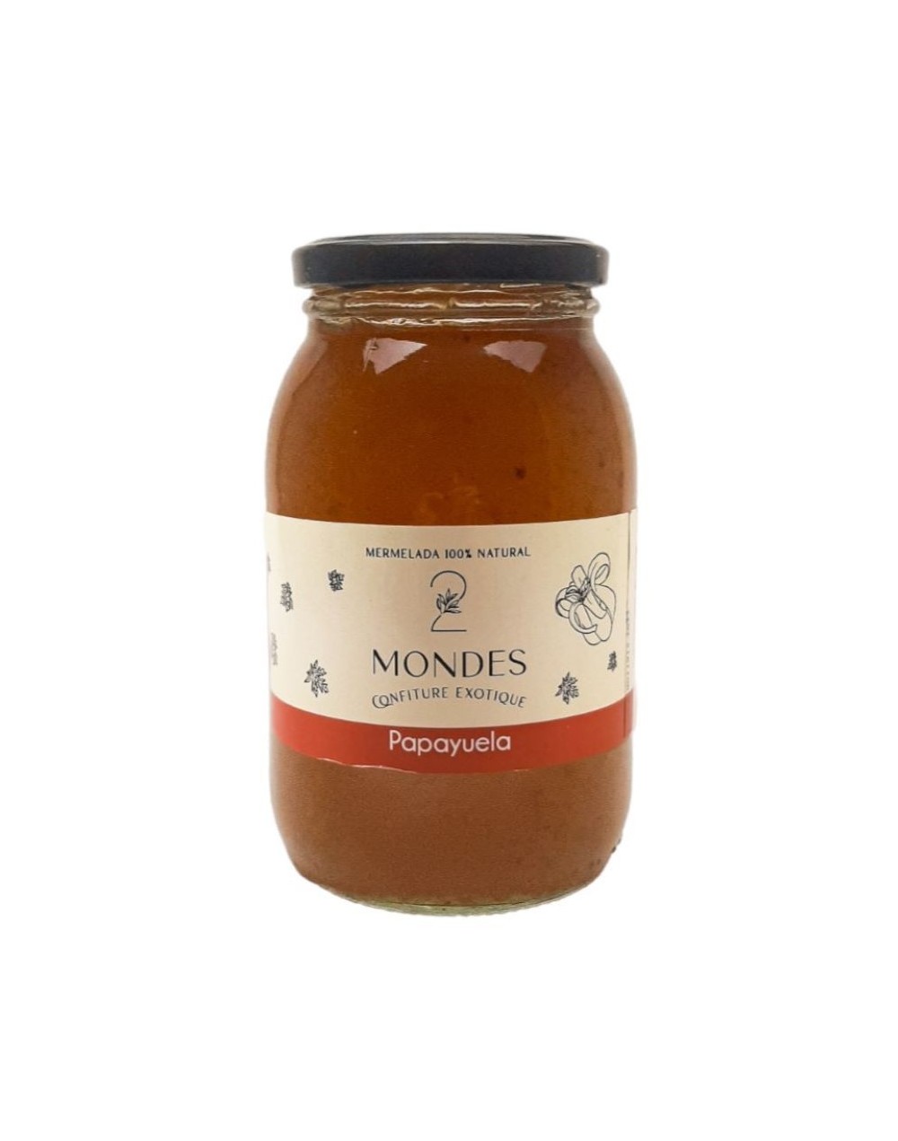 2 mondes mermelada de papayuela 500g