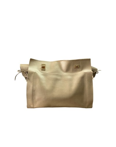 Aurora snakeprint gold bolso mujer tendencia línea cuero