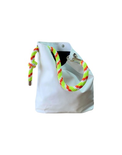 Balde 23 blanco 6 bolso mujer tendencia línea leather-free
