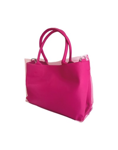 Mother fucsia bolso mujer tendencia línea leather-free