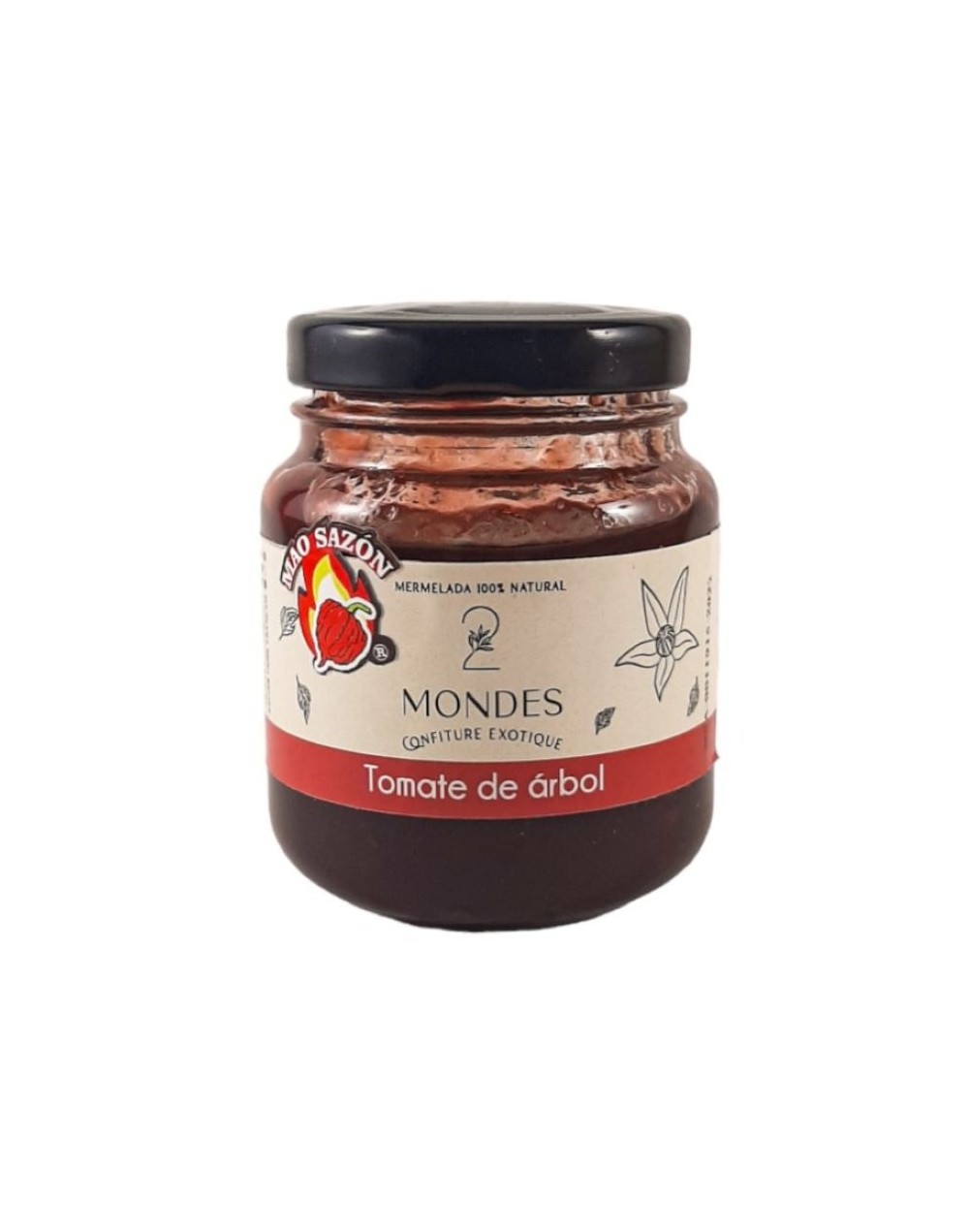 2 mondes mermelada de tomate de árbol picante 130g