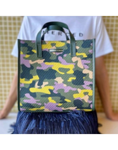 Tote bag camouflage