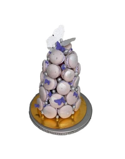 Torre de macarrons  15  porciones