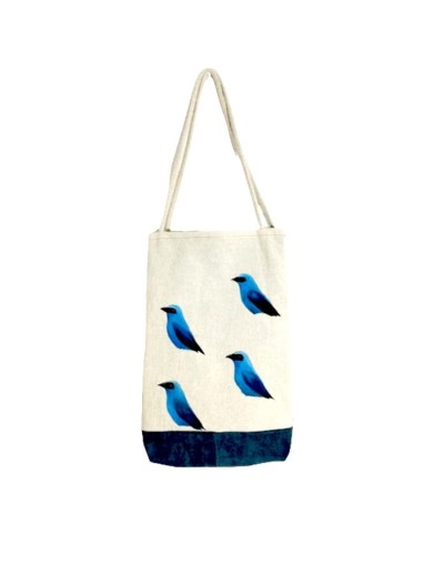 Bolso mediano pintado a mano