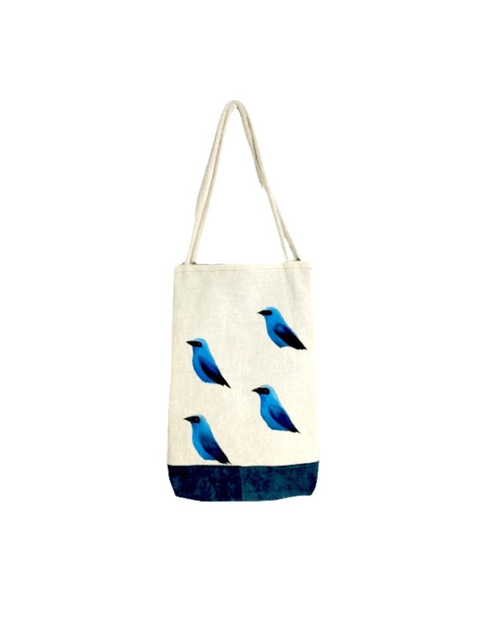 Bolso mediano pintado a mano