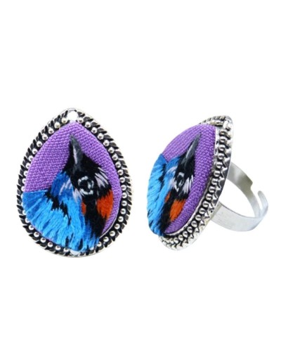 Anillo bordado