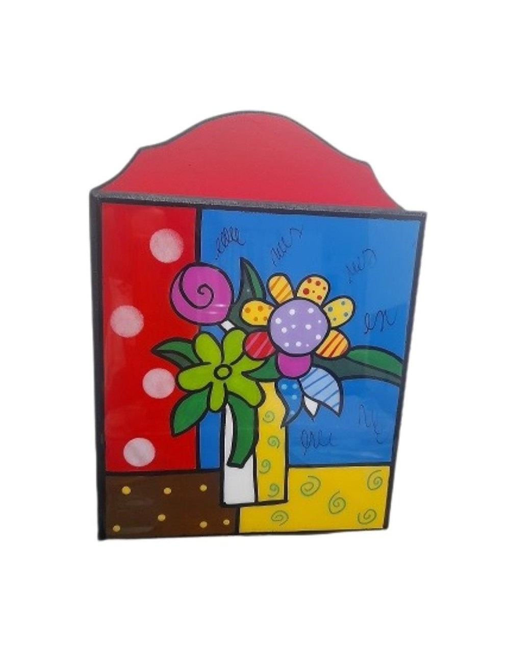 Portallaves flores