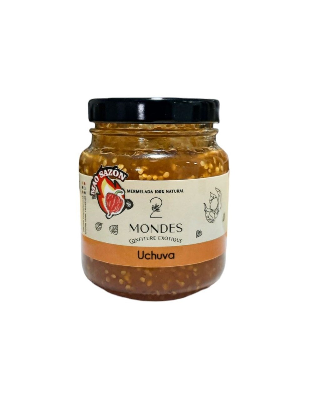 2 mondes mermelada de uchuva picante 130g