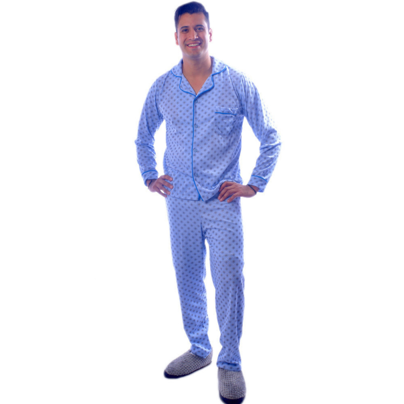 Pijama Dos Piezas Caballero Franela Algodón