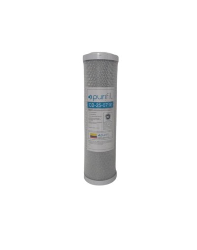 Filtro de carbón en bloque 10"