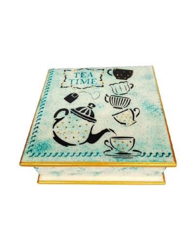 Caja cuatro divisiones tea time