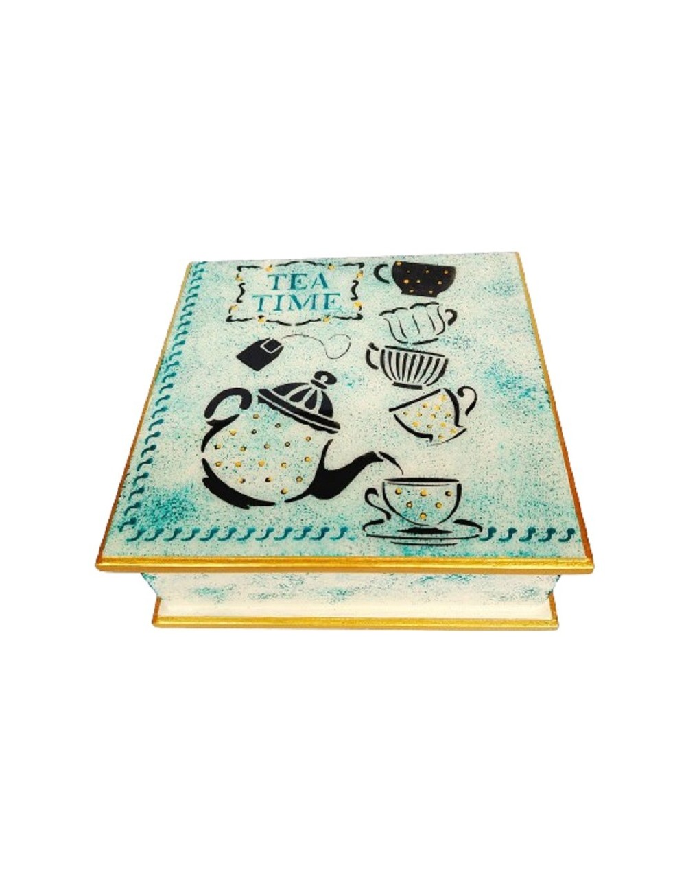 Caja cuatro divisiones tea time
