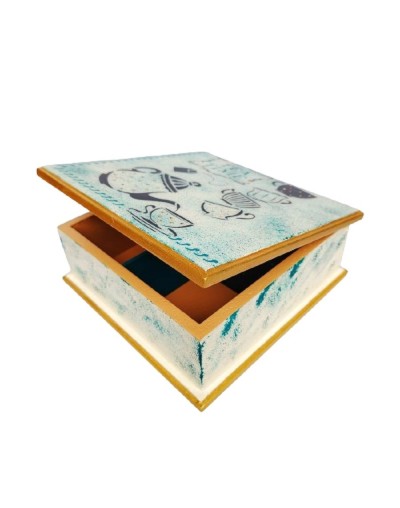 Caja cuatro divisiones tea time