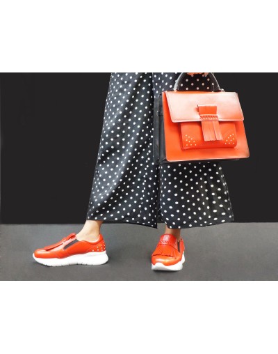 LEATHER SNEAKER SABINA