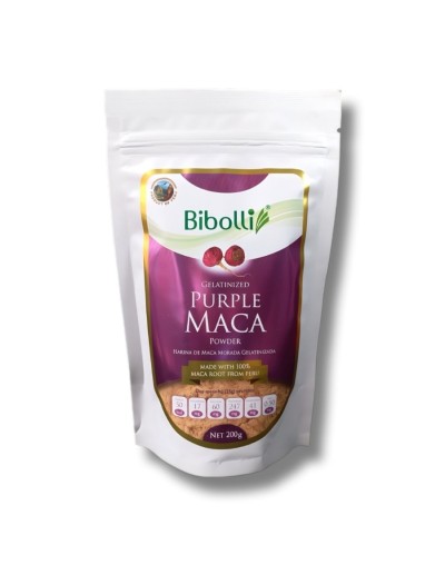 MACA MORADA EN POLVO GELATINIZADA 100% PURA