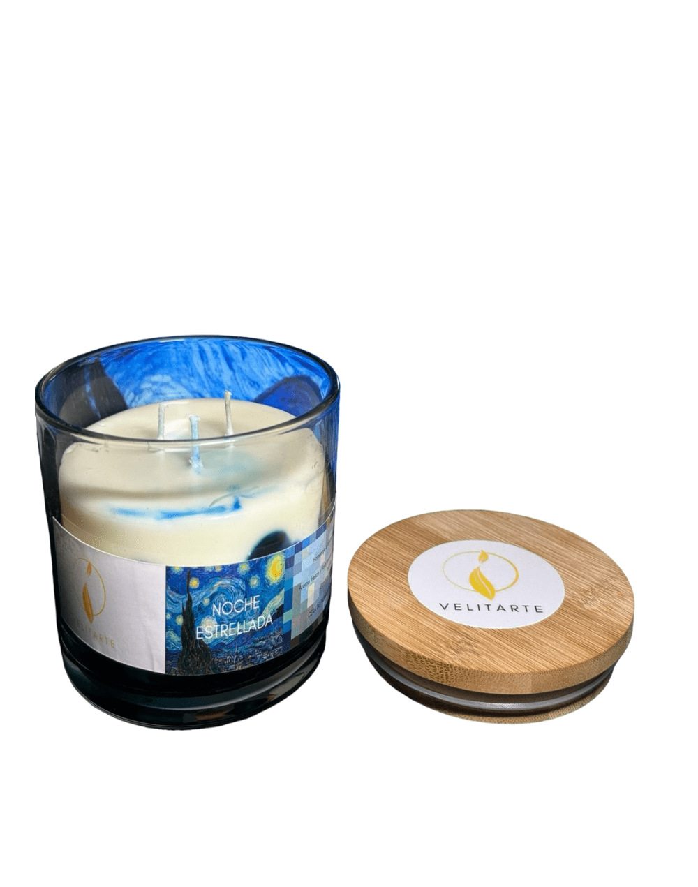 Vela homenaje noche estrellada 350 ml fragancia bambú y manzanilla