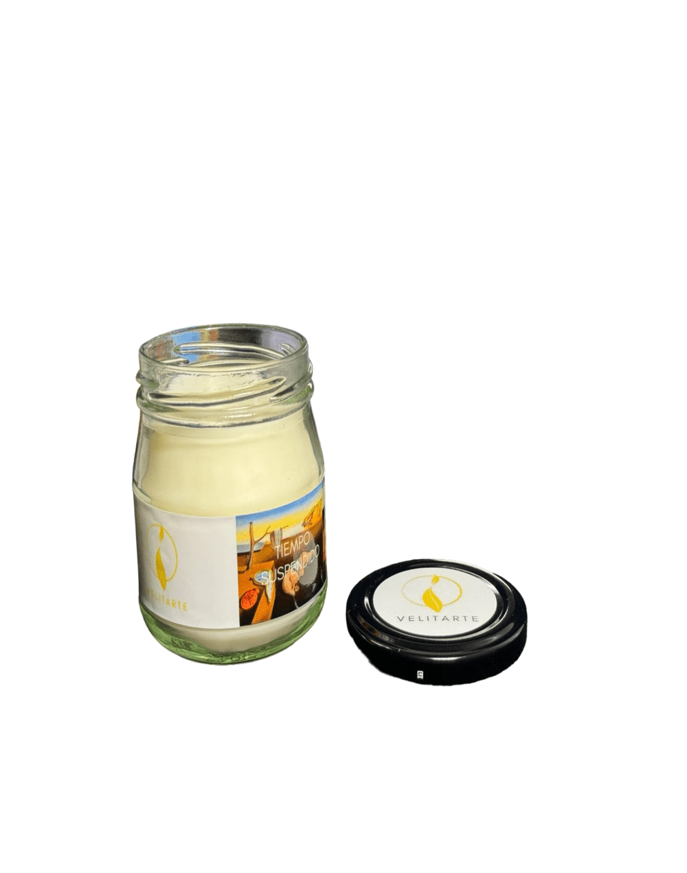 Vela homenaje tiempo suspendido 160 ml fragancia mandarina jengibre y canela