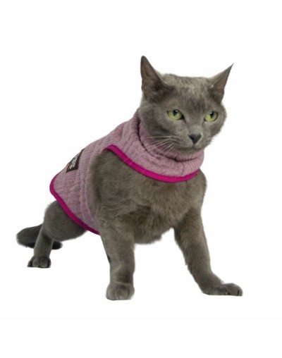 Sacos tejidos para gatos -gogo rosa
